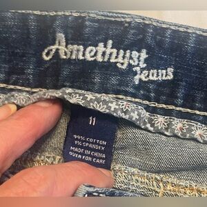 Amethyst Distressed Jeans Size 11